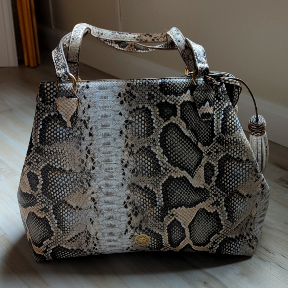 Anne Klein snakeskin purse